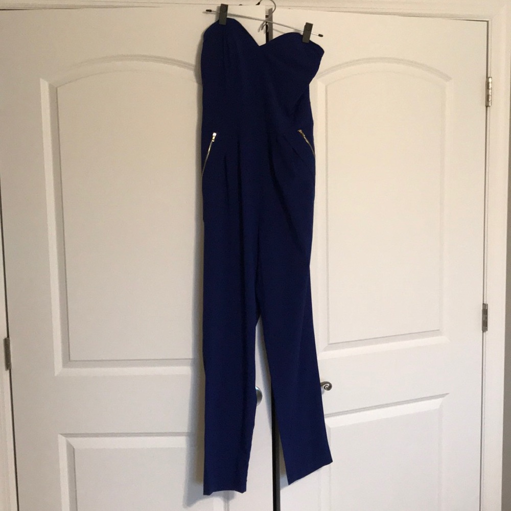 Royal Blue Jumpsuit.. with pockets!!